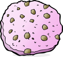 dessin animé de biscuit rose png