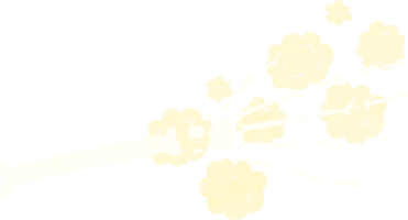 mano de esqueleto de dibujos animados png