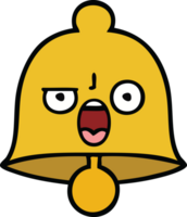 cute cartoon of a bell png