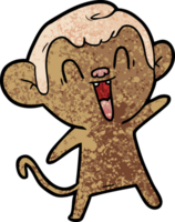 cartoon laughing monkey png