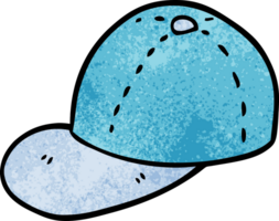 gorra de béisbol de garabato de dibujos animados png