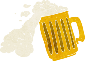 jarra de cerveza de dibujos animados png