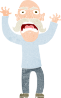 cartoon angry old man png