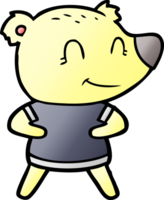 amichevole orso cartone animato png