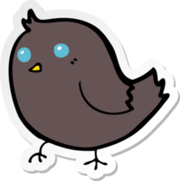 Aufkleber eines Cartoon-Vogels png