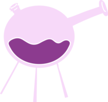 mão desenhado desenho animado rabisco do uma Ciência teste tubo png