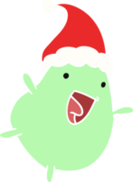 mano disegnato Natale cartone animato di kawaii fagiolo png