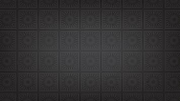 Black background with motif abstract pattern. illustration for background. vector