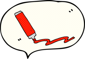 mano dibujado cómic libro habla burbuja dibujos animados marcador bolígrafo png