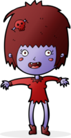 Cartoon-Vampir-Mädchen png