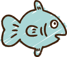 dibujo de tiza de pescado png