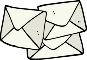 cartoon doodle letter png