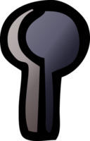 cartoon doodle key hole png