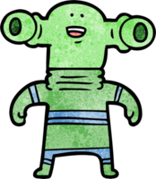 friendly cartoon alien png