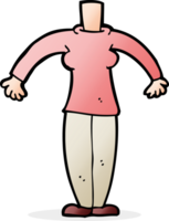 cartoon female body add photos or mix and match cartoons png