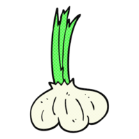 hand drawn cartoon garlic png