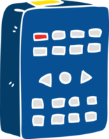 cartoon doodle old remote control png