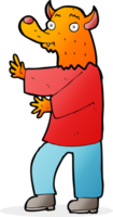 Cartoon-Fuchs-Mann png