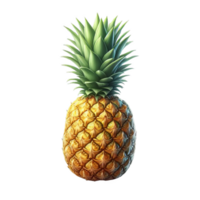 ananas fruit geïsoleerd Aan transparant achtergrond png