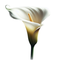 Calla lily isolated on transparent background png