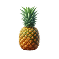 ananas frutta isolato su trasparente sfondo png