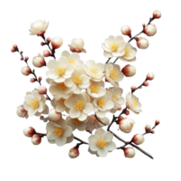 Winter Jasmin Blume isoliert auf transparent Hintergrund png