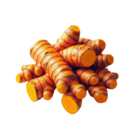 Turmeric isolated on transparent background png