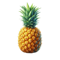 ananas frutta isolato su trasparente sfondo png