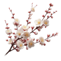 Winter Jasmin Blume isoliert auf transparent Hintergrund png