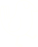 disegno di gesso dell'uccello che cammina png