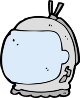 casco de astronauta de dibujos animados png