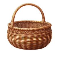 panier isolé sur transparent Contexte png