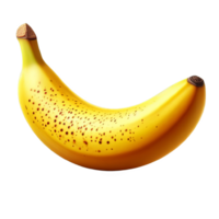 Banana isolated on transparent background png