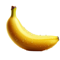 Banana isolated on transparent background png