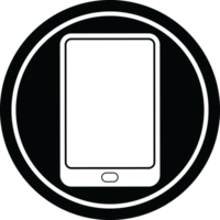 tablet computer   illustration circular symbol png