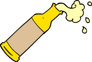 schäumende flasche des cartoon-doodles png