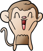 cartoon laughing monkey png