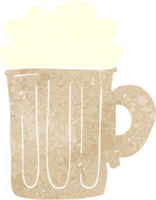 pinta de cerveza de dibujos animados png