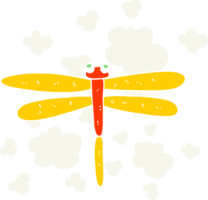 platt Färg illustration av insekt png