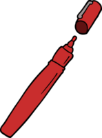 cartoon doodle pen png