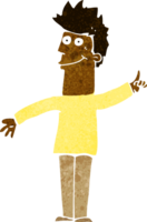 cartoon man with idea png