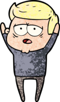 cartoon tired man png