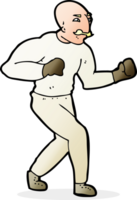 boxeur victorien de dessin animé png