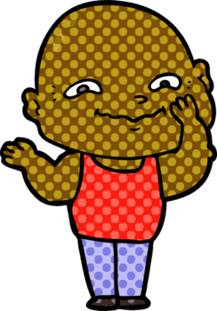 cartoon creepy guy png