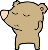 personaje de dibujos animados de oso png