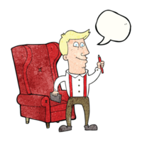 hand speech bubble textured cartoon man with notebook and pen png