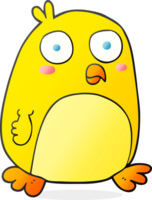 hand drawn cartoon bird png