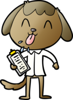 perro de dibujos animados lindo png