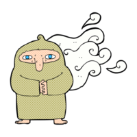 cartoon smelly monk png