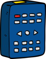 cartoon doodle old remote control png